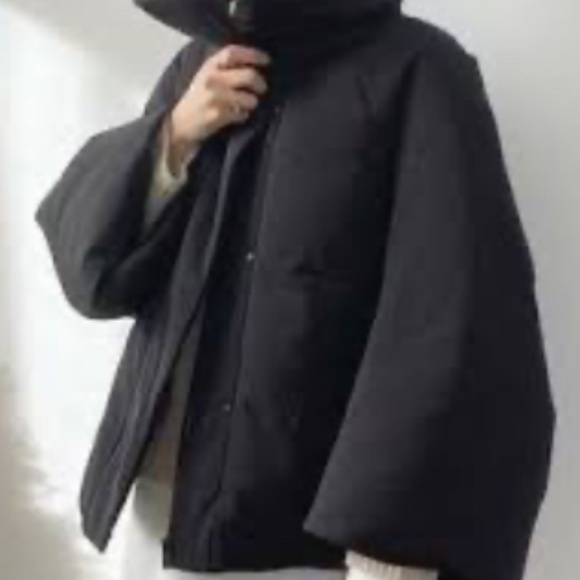 Jil Sander x Uniqlo +J Down Coat In black - Picture 2 of 4